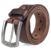 Cowhide Men's Personality Alloy Pin Buckle Trend Belt - Image 3