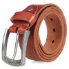Cowhide Men's Personality Alloy Pin Buckle Trend Belt