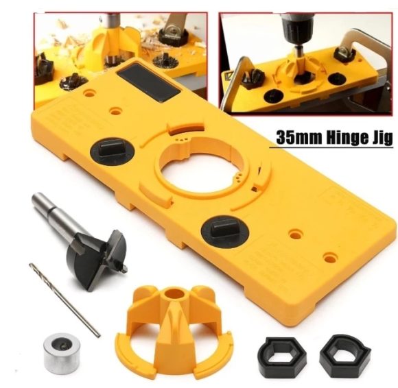 35 MM Cup Style Guide To Drill Bit Hint Bit Boring Drill Hole Port Locator Drill Guide For Kreg Jig Wood Working Tools DIY Drill Tool - Image 6