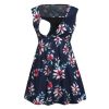 Pregnant Women Floral Printed Vest Maternity - Image 4