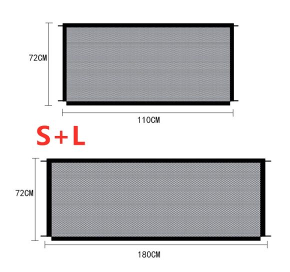Pet Protection Fence Nylon Foldable Dog Isolation - Image 4