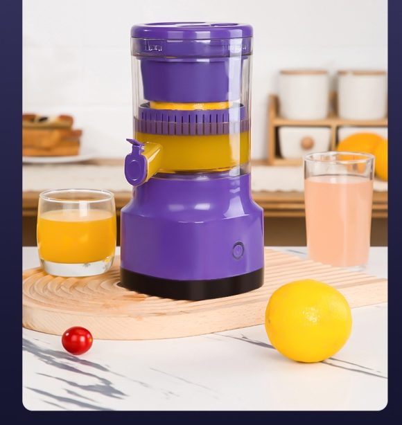 Electric Orange Juicer Lemon Juicer Squeezer Usb Rechargeable Citrus Juicer Machines Usb Rechargeable Portable Blender Kitchen Gadgets - Image 6