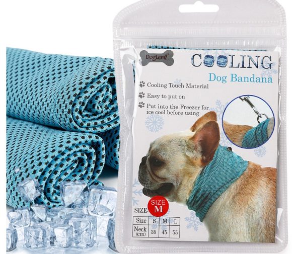 New Instant Cooling Pet Bandana Dog Scarf Summer Cooling Towel Wrap Dog Collar - Image 4