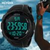 Men's Electronic Watch Negative Black Large Screen Sport Watch - Image 10