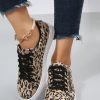 Leopard Print All-matching Four Seasons Lace Up Casual Sneaker - Image 3