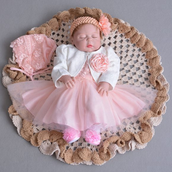 The Summer Baby Baby Princess Dress Dress Lightweight Breathable Mesh Lace Dress Moon Age - Image 3
