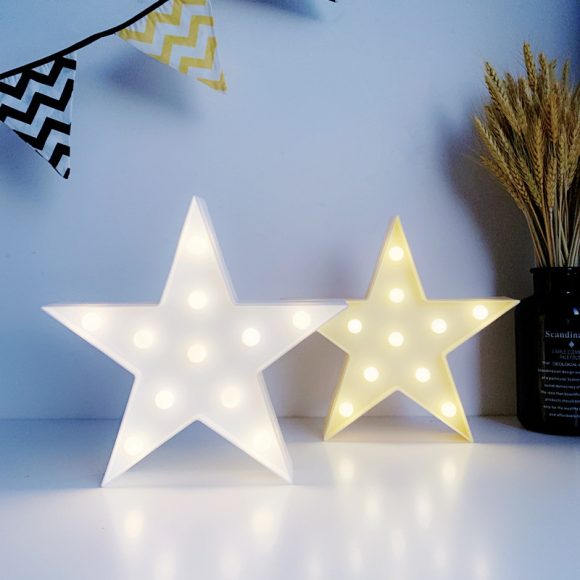 Decorative five-pointed star lights - Image 2