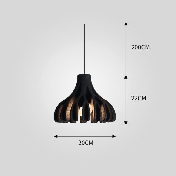 Nordic Dining Room Bedroom Bedside Creative Personality Resin Chandelier - Image 7