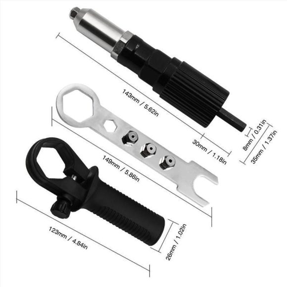 Electric Rivet Nail Conversion Head Electric Drill - Image 5