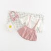 Baby Clothes Girls Fall Newborn Children Cotton Baby Romper Dress Up Clothing Three Sets - Image 2