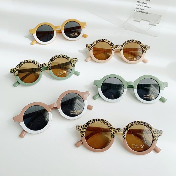 Children's Sunglasses Round Frame Sun Protection And Sunshade Fashion All-matching - Image 8
