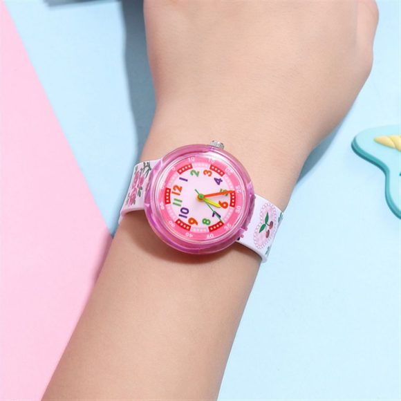 Children's Silicone Cartoon Transparent Cute Fashion Watch - Image 5