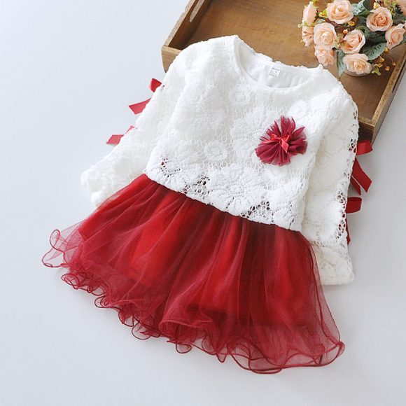 Wear a dress on behalf of autumn baby child Princess Dress girls dress baby clothes two piece autumn - Image 5