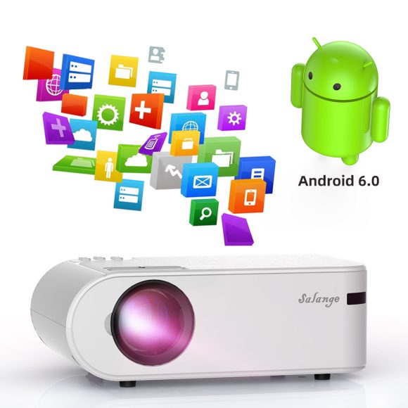 720p Portable Smart Projector P62 Supports Home Office HD Projector - Image 5