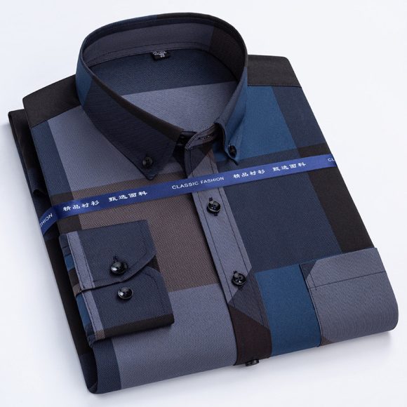 Men's Thin Casual Long Sleeve Shirt - Image 2