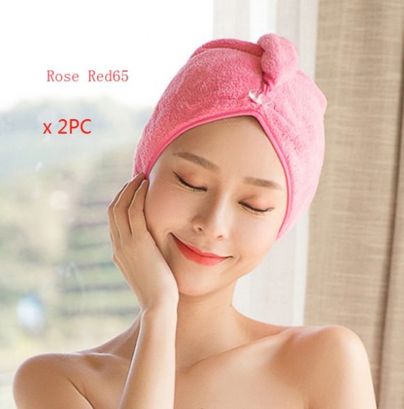 Women's Hair Dryer Cap, Absorbent Dry Hair Towel - Image 7