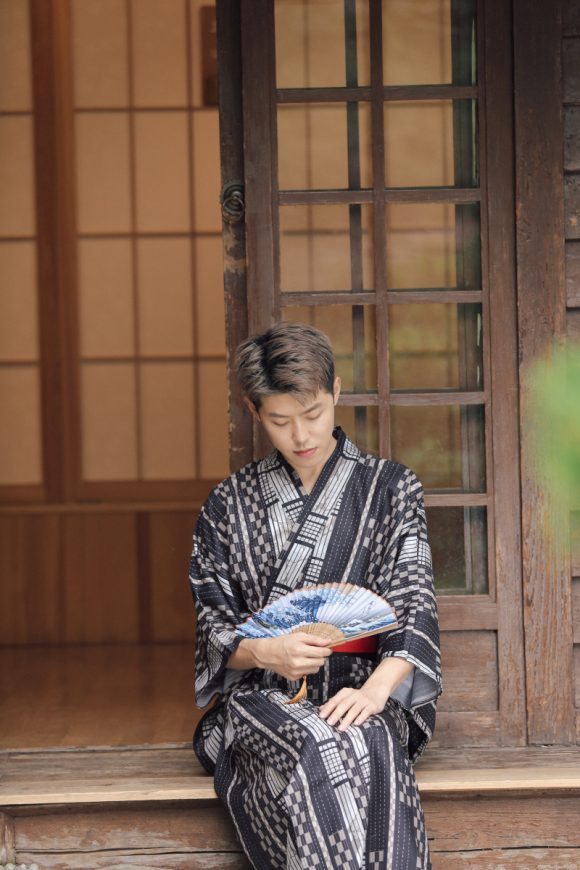 Japanese Kimono Male Traditional Samurai Gentleman - Image 7