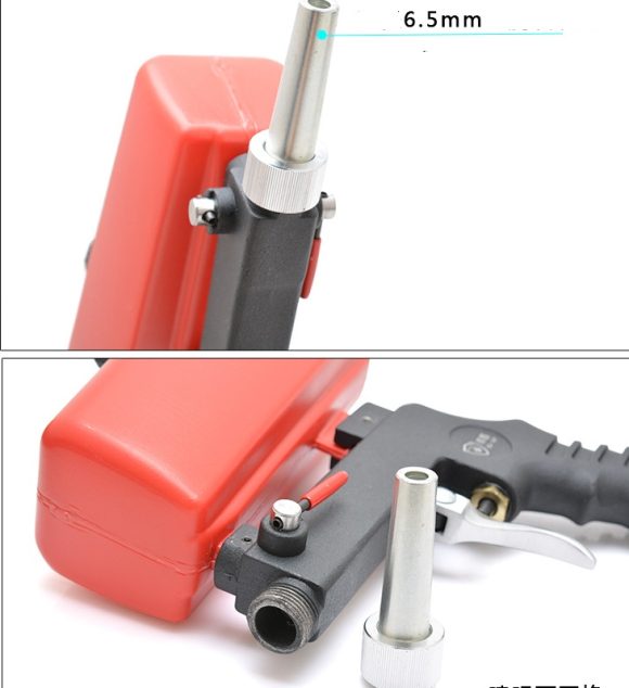 Portable Small Gravity Pneumatic Sandblasting Gun - Image 8