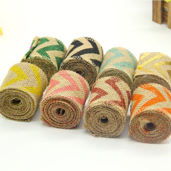 Burlap Ribbon Burlap Roll - Image 2