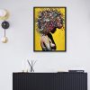 Girl portrait canvas print oil wall art poster - Image 3
