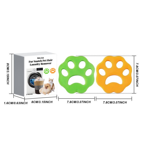 2 Pack Pet Hair Remover For Laundry Lint Catcher Laundry Hair Catcher For Washing Machine Reusable Dog Hair Remover For Laundry,Nontoxic Dog Hair Catcher For Bedding,Clothes. - Image 10