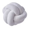 Knotted Plush Ball Design Round Throw Pillow - Image 3