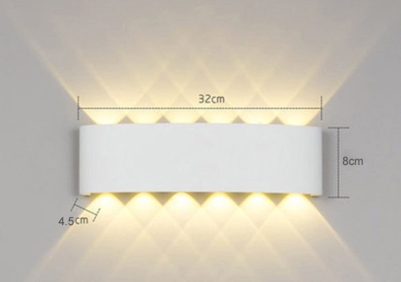 Led Wall Lamp Bedroom Bedside Lamp Garden Decoration Living Room Background Wall Lamp Waterproof Outdoor Spotlight - Image 10