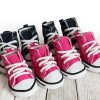 Pet denim canvas shoes dog shoes, sports and leisure waterproof non-slip dog shoes breathable and comfortable - Image 2