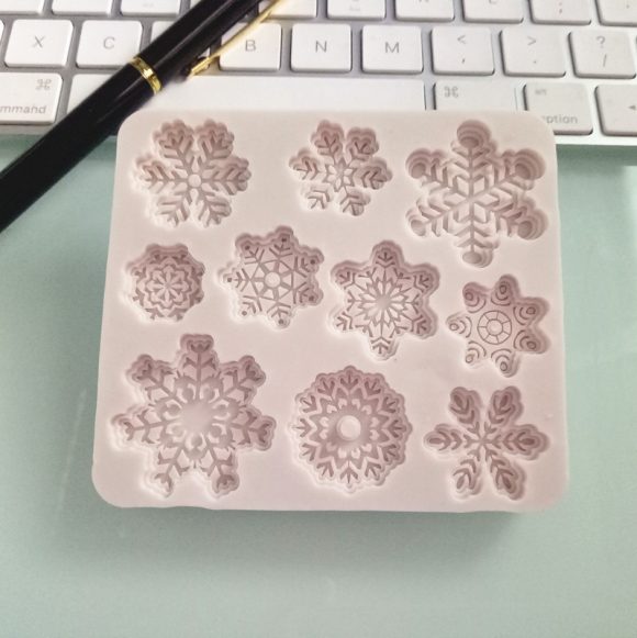 Christmas snowflake silicone mold - Image 2
