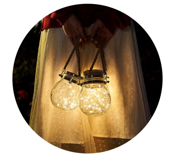Crack ball glass jar light - Image 6