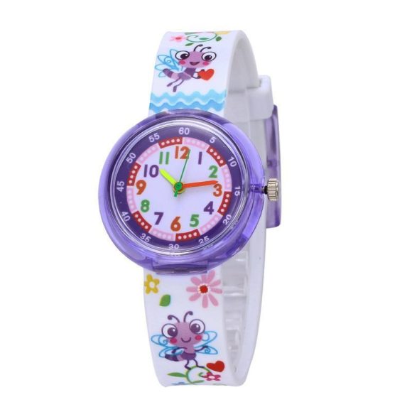 Children's Silicone Cartoon Transparent Cute Fashion Watch - Image 4