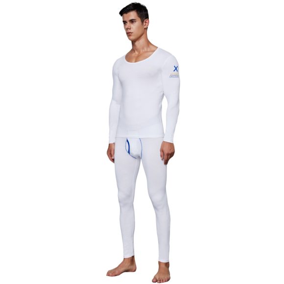 Men's Pure Cotton Thermal Underwear Suit Basic Long Johns - Image 3