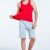 Men's Vest Cotton Slim Fit Sports Bottoming Shirt Breathable Stretch Underwear - Image 4