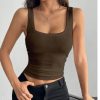 Top With Deep U-Neck And Racerback
