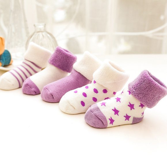 Autumn and winter thick warm children's socks terry cute tube socks men and women baby socks baby socks - Image 5