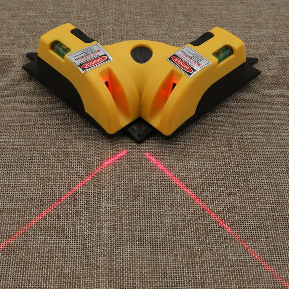 Laser laser level instrument Right angle ground line instrument 90 degree laser level ruler right angle laser level meter LV-01 - Image 9