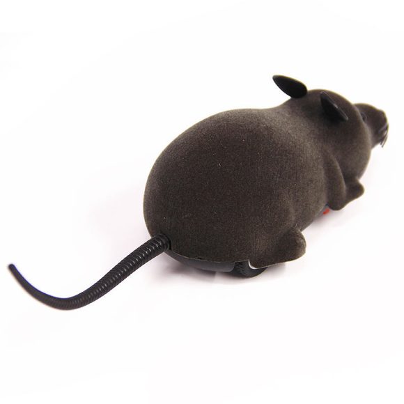 New flocking electric remote control simulation funny cat mouse color box packaging cat toy pet supplies self-contained battery - Image 10