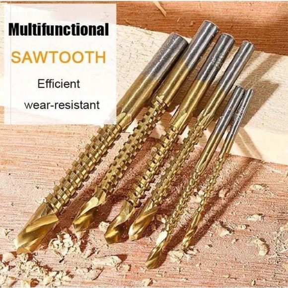 6-piece woodworking drill set - Image 4