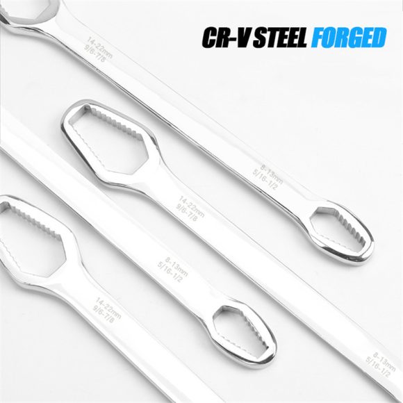 Universal Spanner 8-22mm Double-Head Key Set Screw Nuts Wrenches Repair Hand Tools For Car Bicycle Car - Image 3