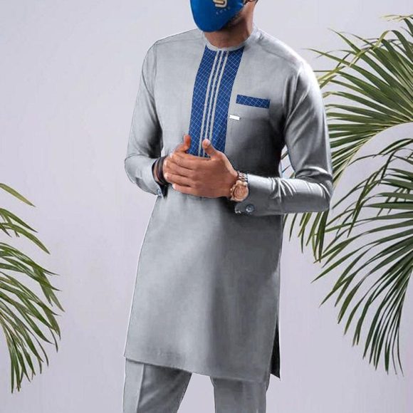 High Quality Cotton Men's 2-piece Set Suit - Image 3