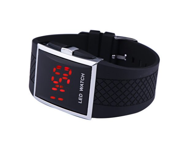 Men Women Casual Unisex White Black LED Digital Sports Wrist Watch Wristwatch Date Clock - Image 4