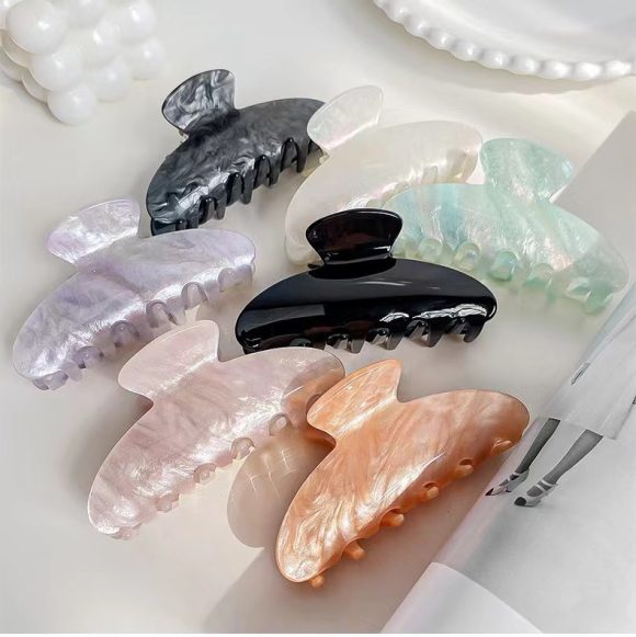 Acrylic Women's All-match Fashion Jelly Color Updo Shark Clip - Image 10