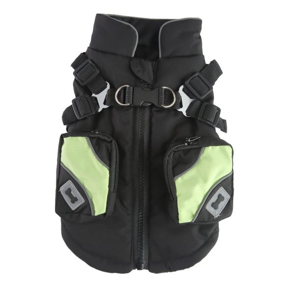 Pet Winter Cotton Dog Clothes Zipper Jacket Dog Supplies - Image 5
