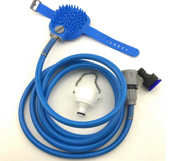 Pet Bathing Tool Pet Dog Convenient Clean Water Pipe Spray Nozzle Strap - Image 3