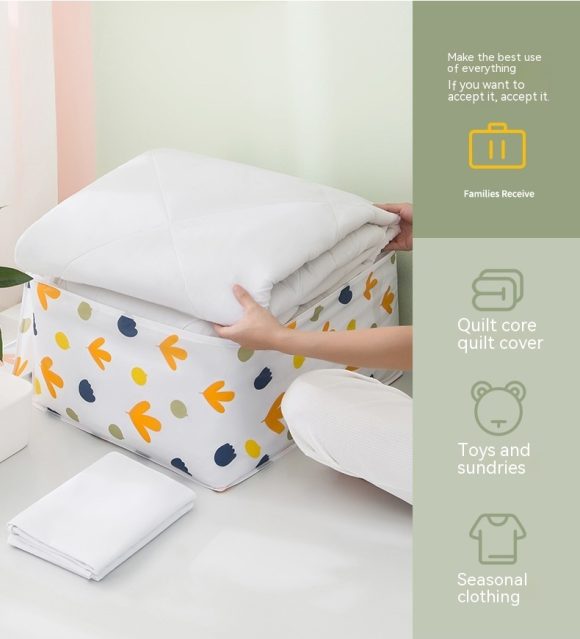 Home Clothes Organizer Dust-proof Seasonal Quilt Buggy Bag - Image 4