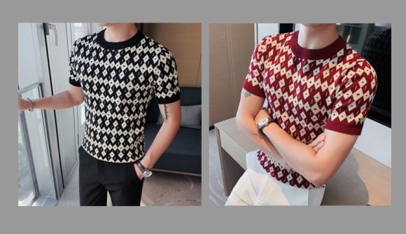 Round Neck Breathable Casual Slim Korean Style Bottoming T-shirt Half Sleeve Sweater - Image 5