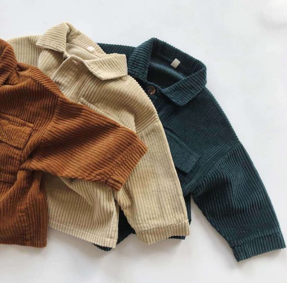 Vintage Kids Corduroy Loose Cardigan Jacket - Image 6