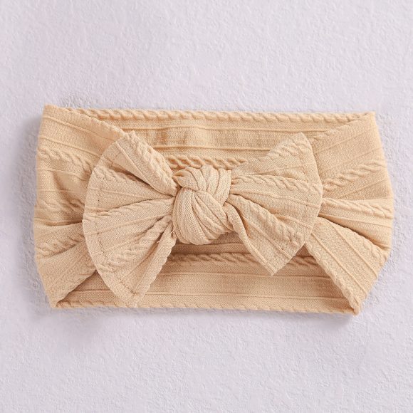 Baby Hair Accessories Elastic Head Bandwidth Edge Nylon Bow Headband For Children - Image 3
