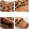 New Korean Style Jumper Leopard Sweater For Kids - Image 4