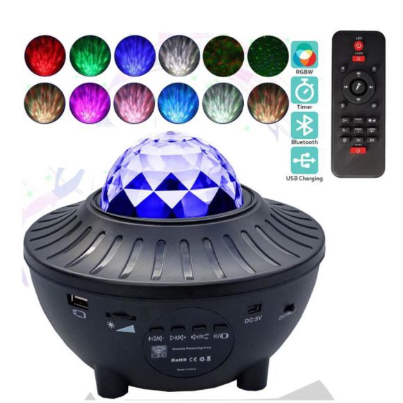 led bluetooth music projector light - Image 2